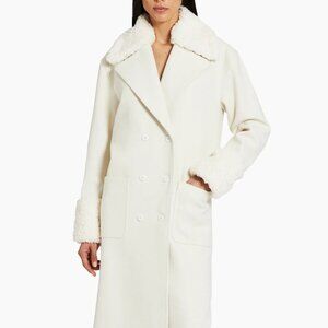 NWT Amanda Uprichard Carrington Faux Fur Coat XS